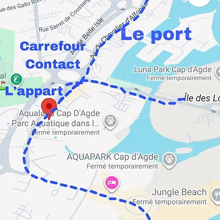 公寓 Joli T2 A Deux Pas De L'ile Des Loisirs Et Des Commerces Pour 5 A 6 Personnes 阿格德